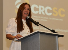 Presidente do Conselho Regional de Contabilidade de Santa Catarina (CRCSC), Marisa Luciana Schvabe de Morais