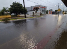 Chuva intensa em Xanxerê/SC causou grandes problemas para a população 