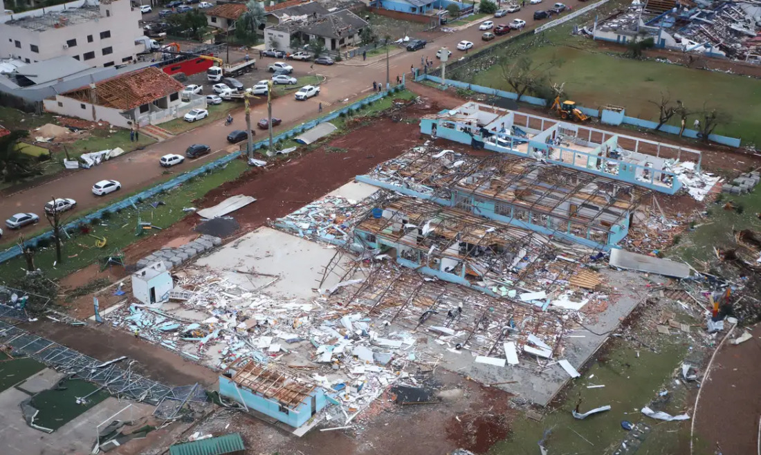 Paraná confirma sétima morte causada por tornados simultâneos
