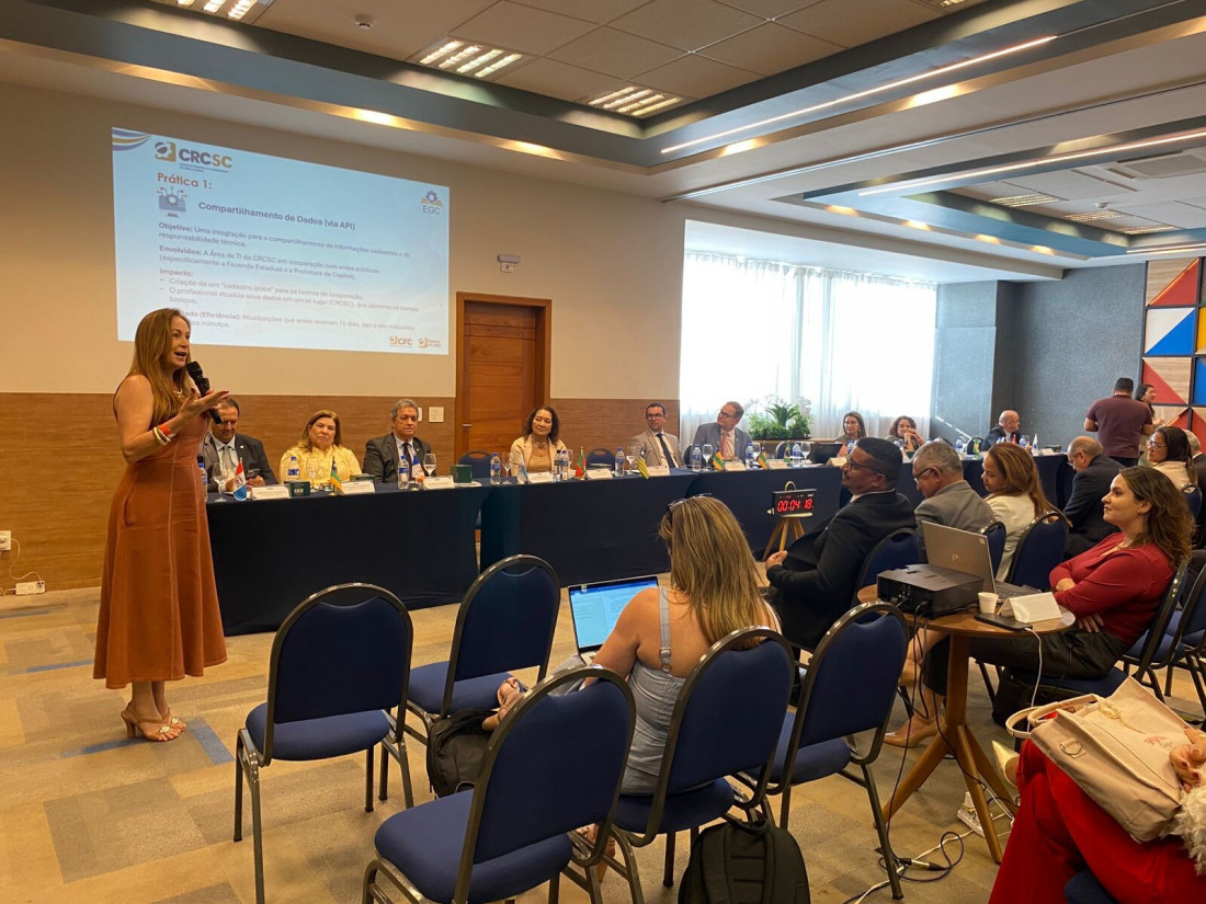 Marisa Luciana Schvabe de Morais, apresentou duas iniciativas que vêm modernizando processos e ampliando a comunicação com a classe contábil no estado.