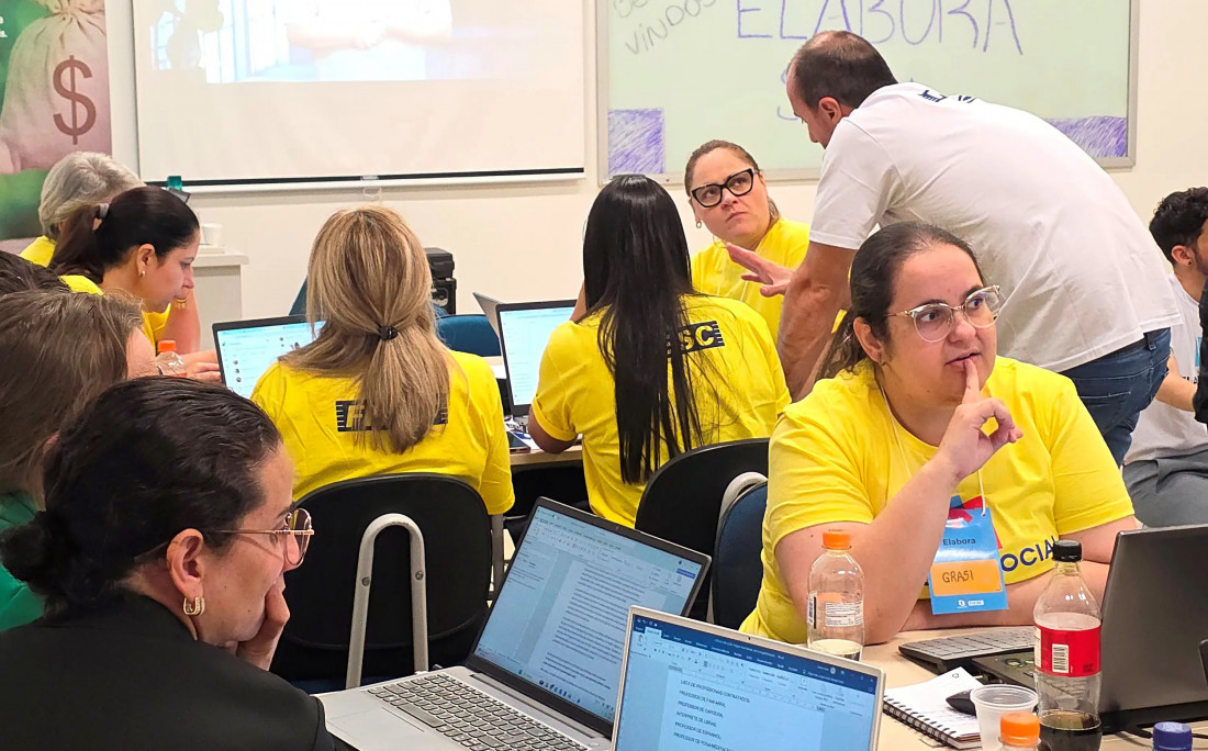 
Participantes do Reconecta em Rio do Sul, uma das 10 cidades que sediaram o evento