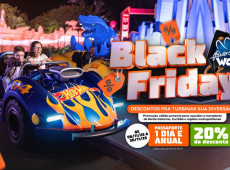 Parque possui dez áreas temáticas com mais de 100 atrações para toda a família