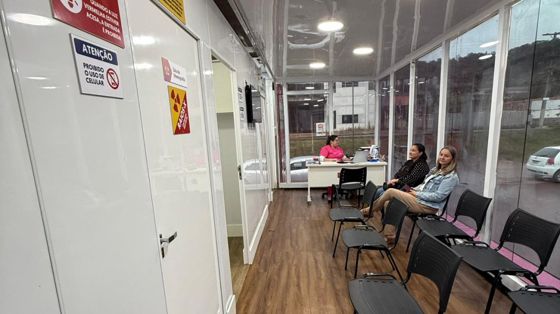 Carreta da Saúde da Mulher está em Ibirama realizando exames para pacientes do Alto Vale do Itajaí
