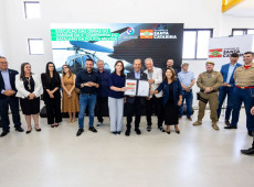 Governador recebe voo inaugural da Gol em Correia Pinto e inaugura reforma do terminal de passageiros do Aeroporto da Serra Catarinense