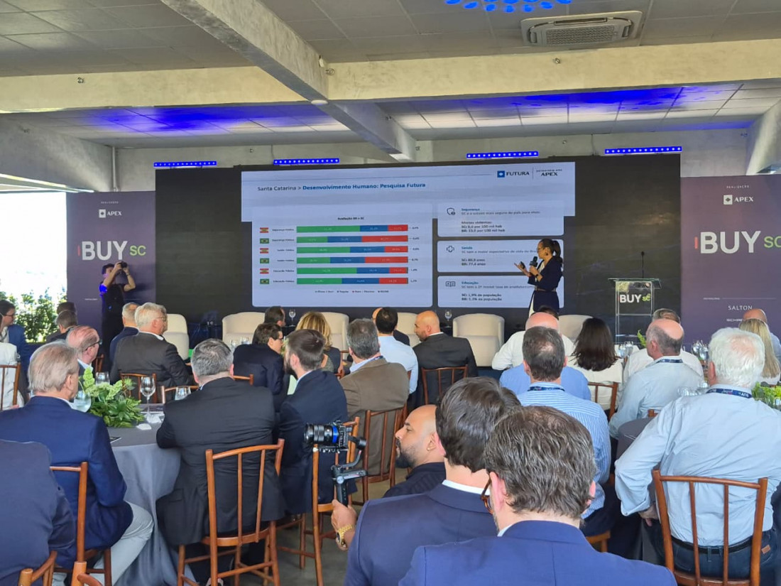 O BUYSC também apresentou cases de empresas catarinenses com atuação relevante no mercado nacional e internacional