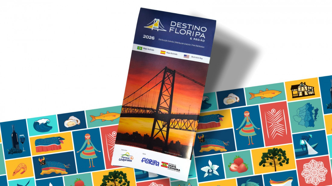 o mapa estará disponível a partir desta segunda-feira (15/12) para retirada gratuita nos Centros de Atendimento ao Turista (CATs) da Prefeitura Municipal e da Secretaria de Estado do Turismo,