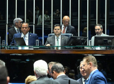 A sess&atilde;o foi presidida pelo senador Davi Alcolumbre (Uni&atilde;o-AP)

