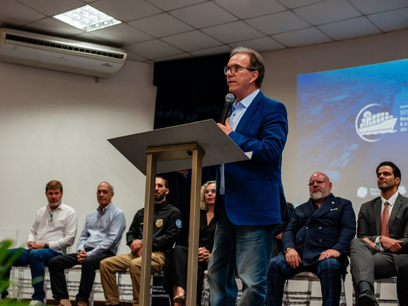 D&eacute;cio Lima, presidente do Sebrae: "Normaliza&ccedil;&atilde;o das atividades portu&aacute;rias contribui para gera&ccedil;&atilde;o de emprego, renda"