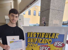 Estudante foi aprovado no curso de Engenharia Mec&acirc;nica 