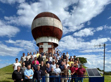 Visita t&eacute;cnica ao radar meteorol&oacute;gico e sistema antigranizo em Fraiburgo 