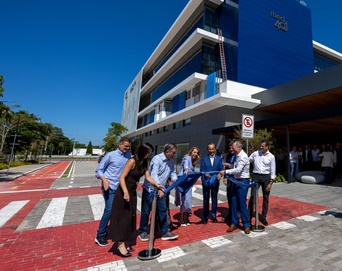 Governador participa da inauguração do novo complexo de saúde em Florianópolis que reúne hospital, clínicas e hub de inovação
