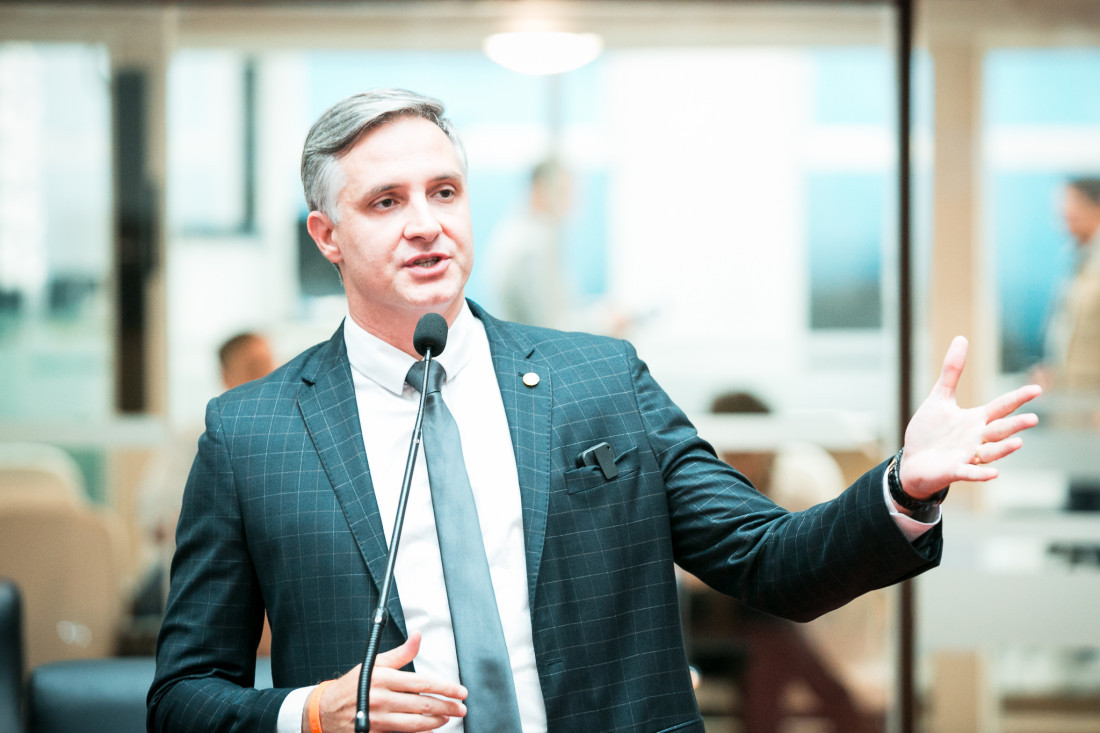 Deputado estadual *Matheus Cadorin (NOVO)