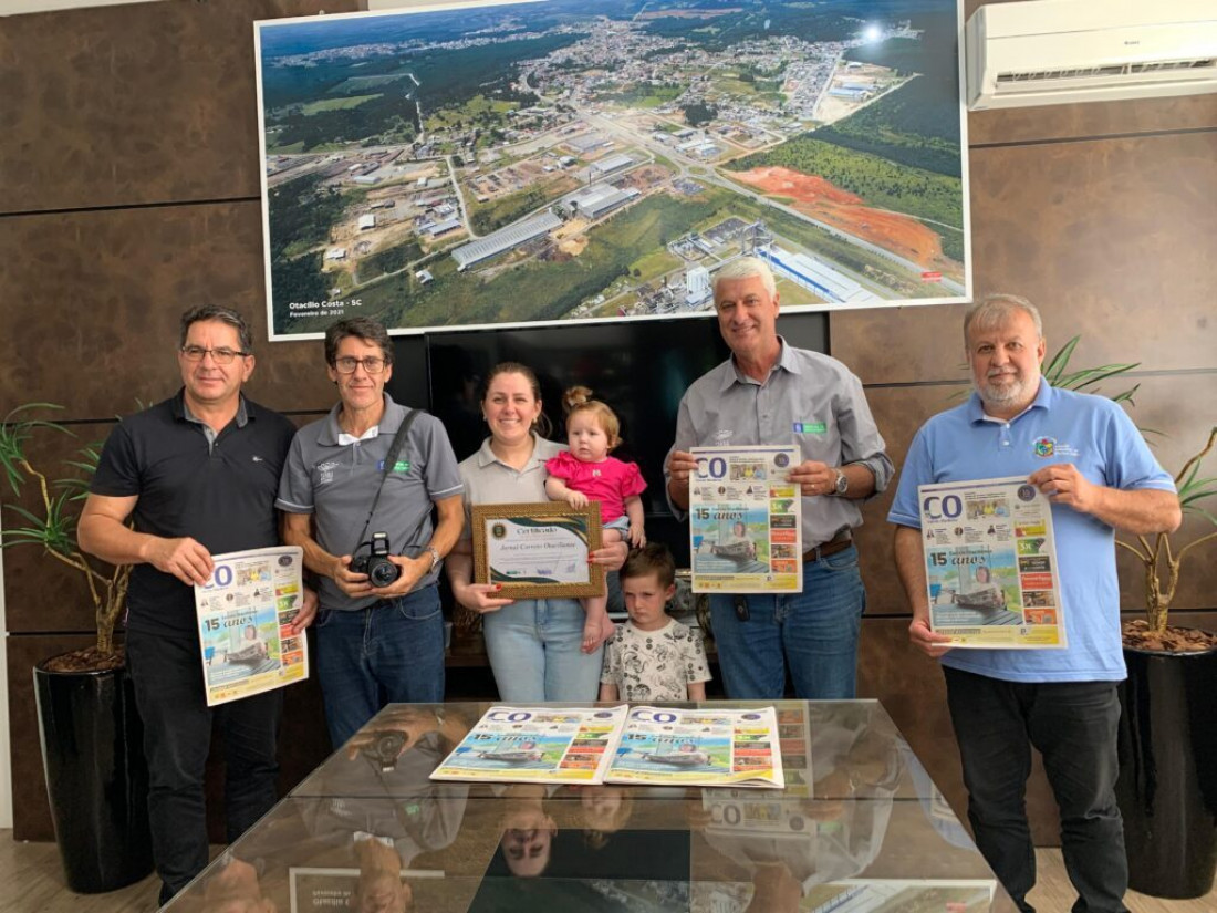 Há 15 anos o Correio Otaciliense registra histórias e conquistas de Otacílio Costa