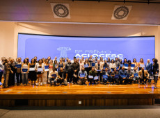 A cerim&ocirc;nia de premia&ccedil;&atilde;o foi realizada no Audit&oacute;rio Antonieta de Barros, na Assembleia Legislativa do Estado de Santa Catarina (Alesc)