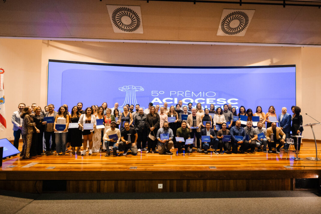 A cerimônia de premiação foi realizada no Auditório Antonieta de Barros, na Assembleia Legislativa do Estado de Santa Catarina (Alesc)