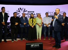 O evento marca o in&iacute;cio das celebra&ccedil;&otilde;es do per&iacute;odo da colheita da uva na Serra Catarinense 