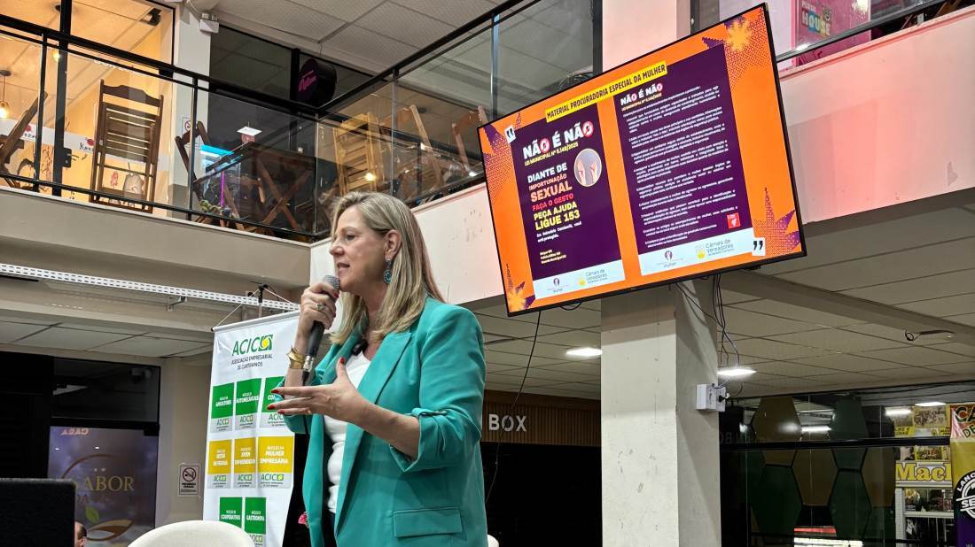 a vereadora Ciça Müller (PDT) apresentou a Lei 