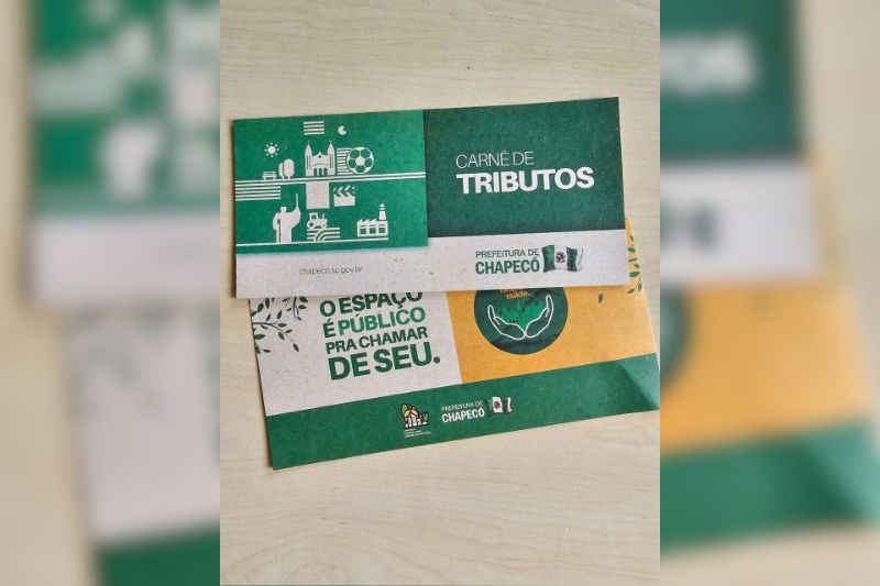 Carnês do IPTU serão gerados a partir do dia 1º
