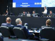 Plen&aacute;rio do Alesc Itinerante em Curitibanos, na tarde desta quarta-feira (25)