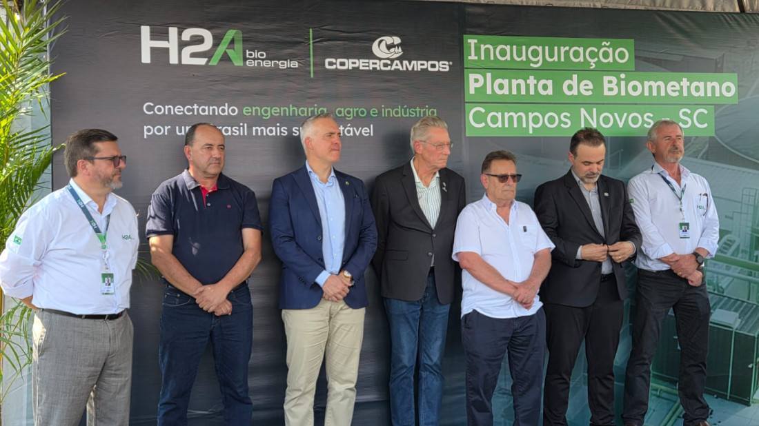  Inauguração da primeira planta comercial de biometano certificada pela Agência Nacional do Petróleo, Gás Natural e Biocombustíveis (ANP)