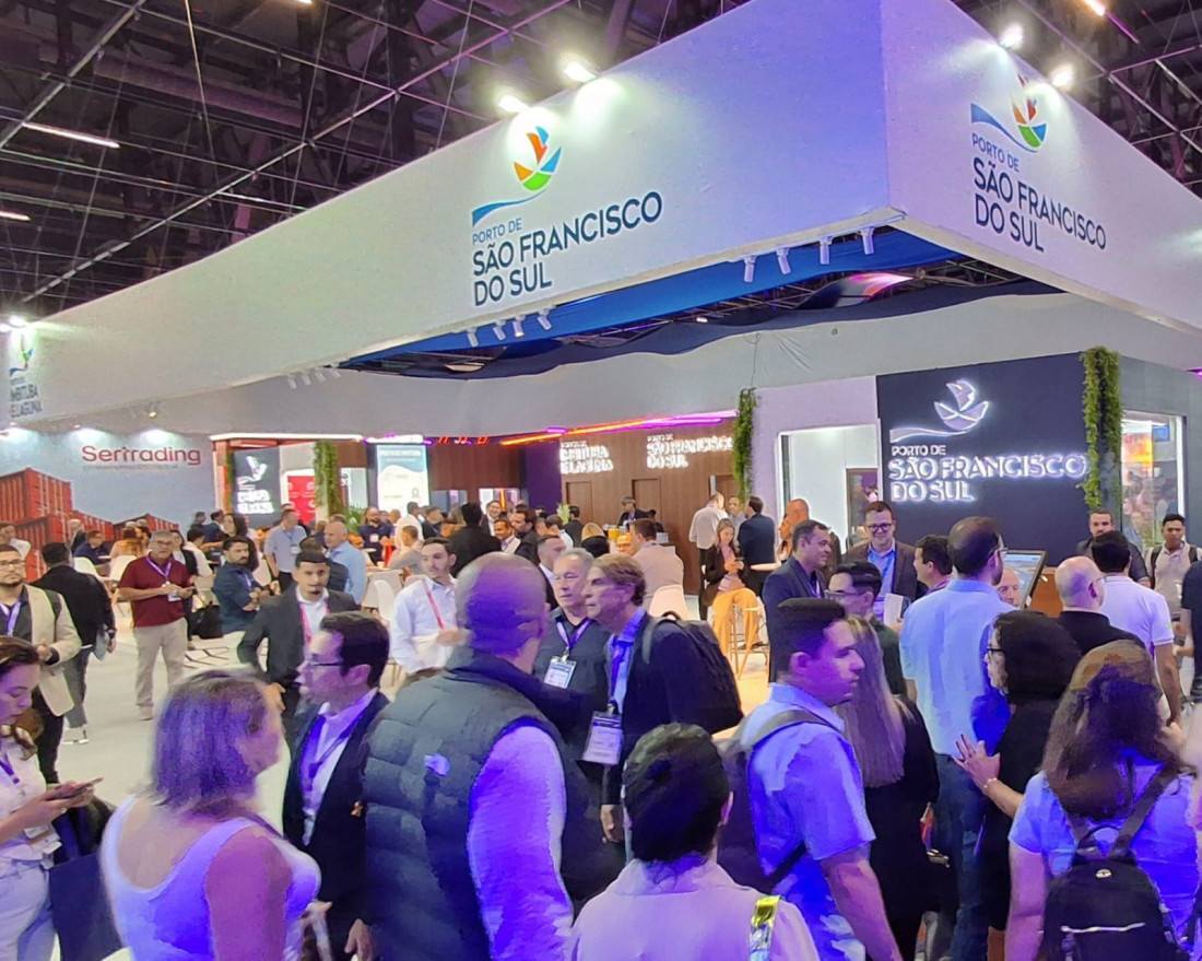 A edição deste ano da Intermodal reuniu cerca de 500 expositores, apresentando soluções que abrangem todos os modais da cadeia logística