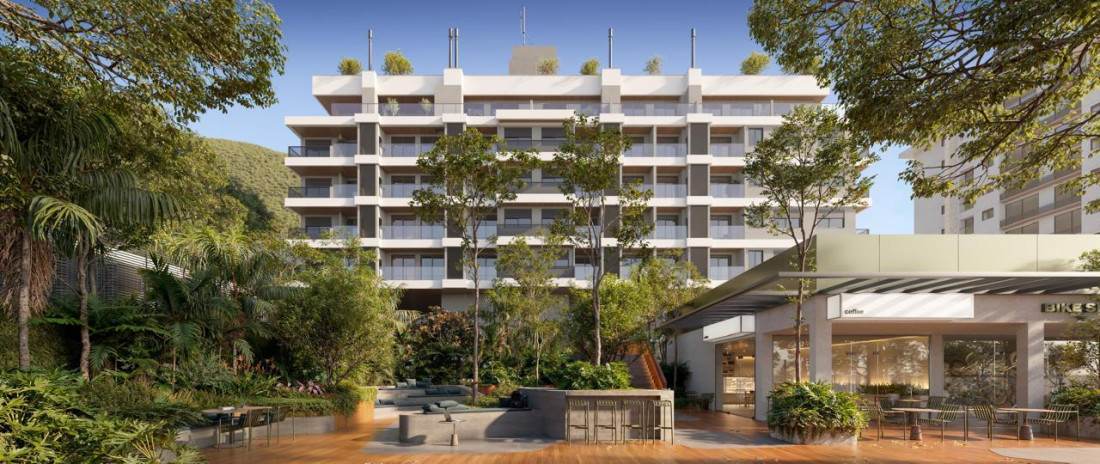 Os 83 apartamentos serão entregues mobiliados, decorados e climatizados. 