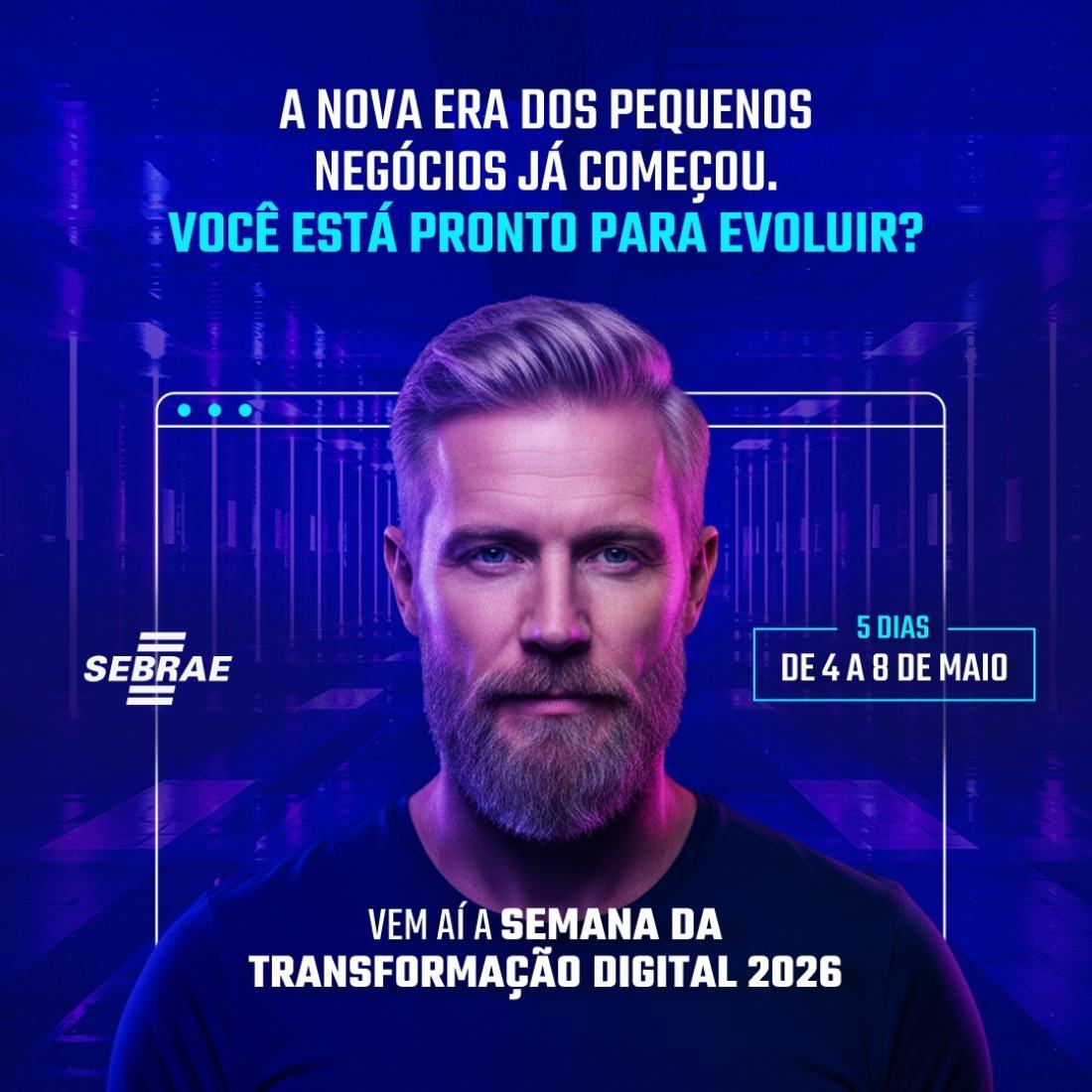 A principal missão é ajudar o empreendedor a sair da teoria e aplicar o digital de verdade no dia a dia para crescer e vender mais.


