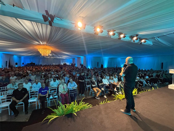 Cena geral da Assembleia Geral Ordin&aacute;ria da cooperativa, realizada no dia 24 de abril