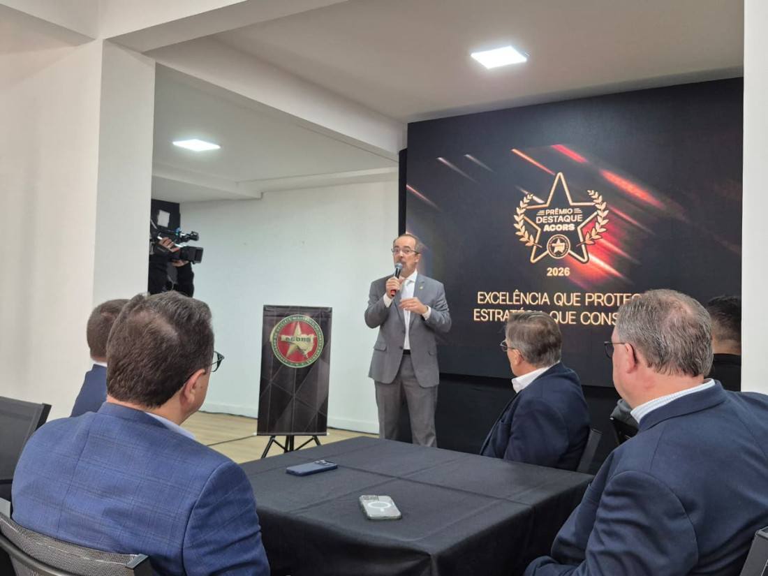 O prêmio nasce da evolução de um projeto desenvolvido pela ACORS desde 2023, 