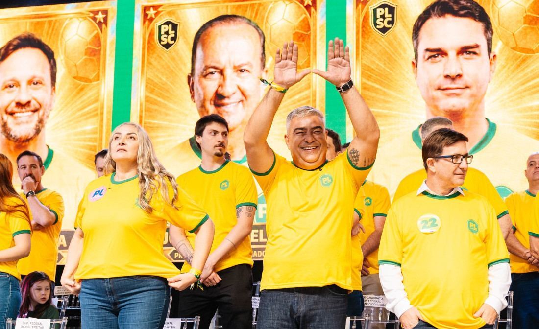 Lançamento das pré-candidaturas ao governo de SC e ao Senado por SC, em 9 de maio  