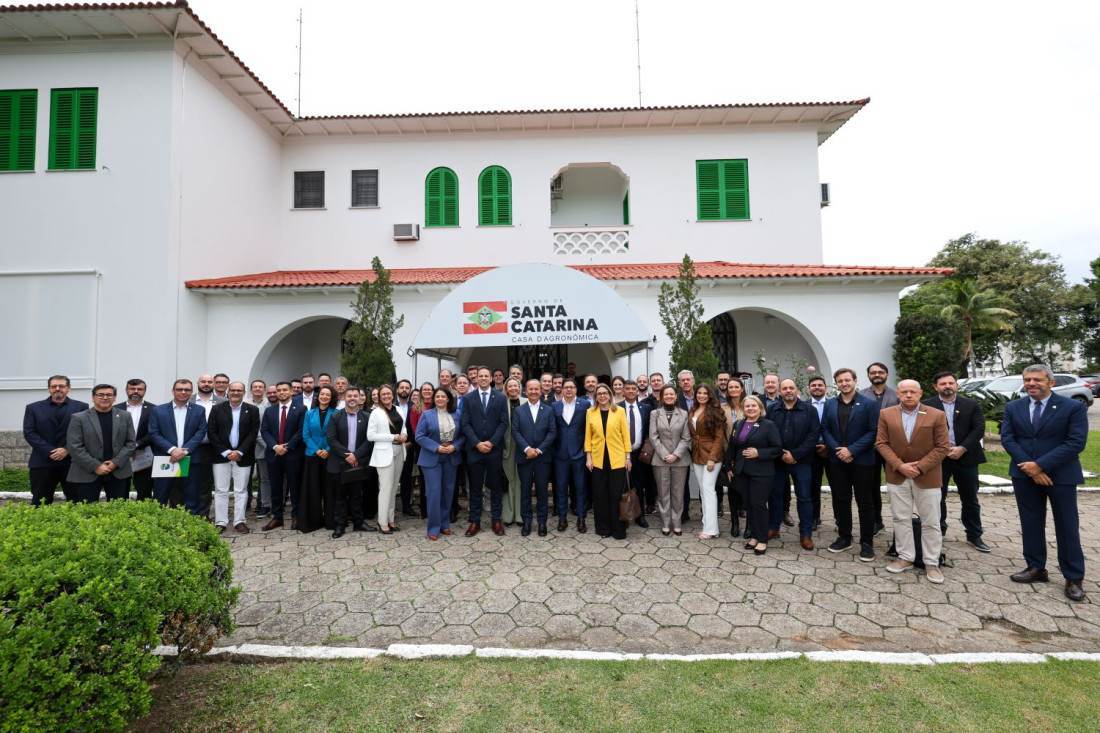 Para o governador, foi uma conversa bem produtiva e foi possível apresentar os avanços de Santa Catarina nesses três anos de governo