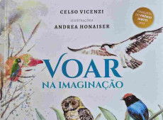 A Livraria Divertida promove, no dia 10 de junho, &agrave;s 18 horas, o lan&ccedil;amento da nova edi&ccedil;&atilde;o do livro infantil "Voar na imagina&ccedil;&atilde;o", de Celso Vicenzi, com ilustra&ccedil;&otilde;es em aquarela de Andrea Honaiser.