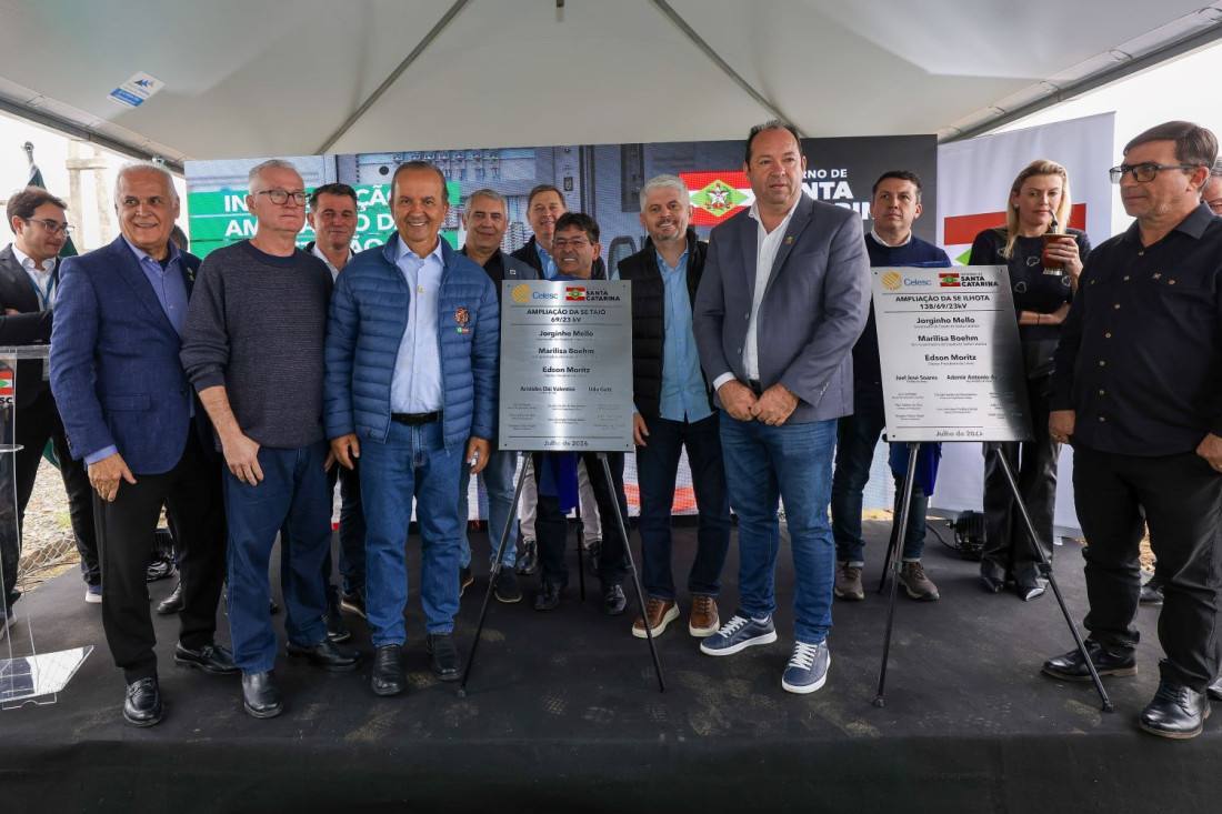 Governo do Estado e Celesc inauguram ampliações de subestações em Ilhota e Taió, reforçando maior ciclo de investimentos da história da companhia