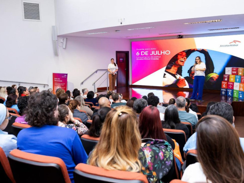  Maior produtora de a&ccedil;o no Brasil e l&iacute;der mundial, a ArcelorMittal promoveu workshops para informar sobre o lan&ccedil;amento do edital  