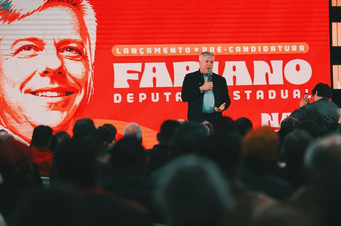 O ato reforçou a unidade do Campo Democrático e apontou Fabiano como uma peça central na disputa política de 2026 em Santa Catarina.