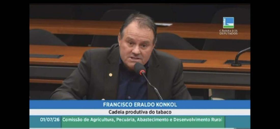 Francisco Eraldo Konkol também participou da audiência pública realizada na Câmara dos Deputados
