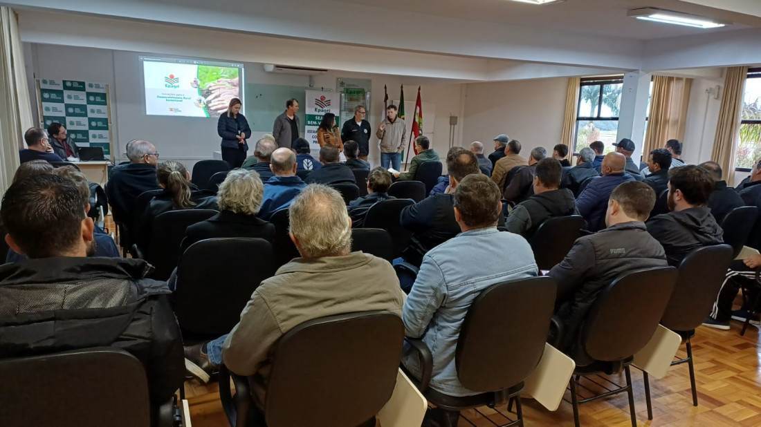 Seminário foi avaliado positivamente pelos produtores e profissionais presentes.