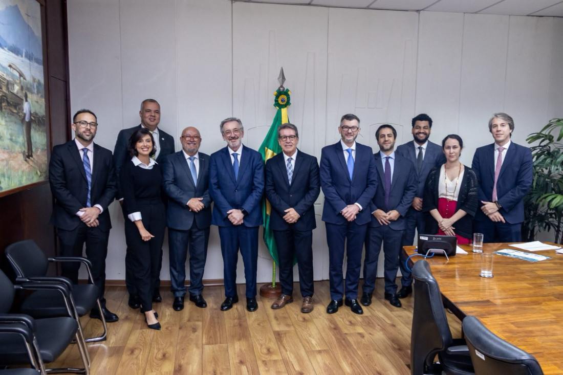 O presidente da Fecomércio SC, Hélio Dagnoni, representou a Confederação Nacional do Comércio (CNC) no encontro
