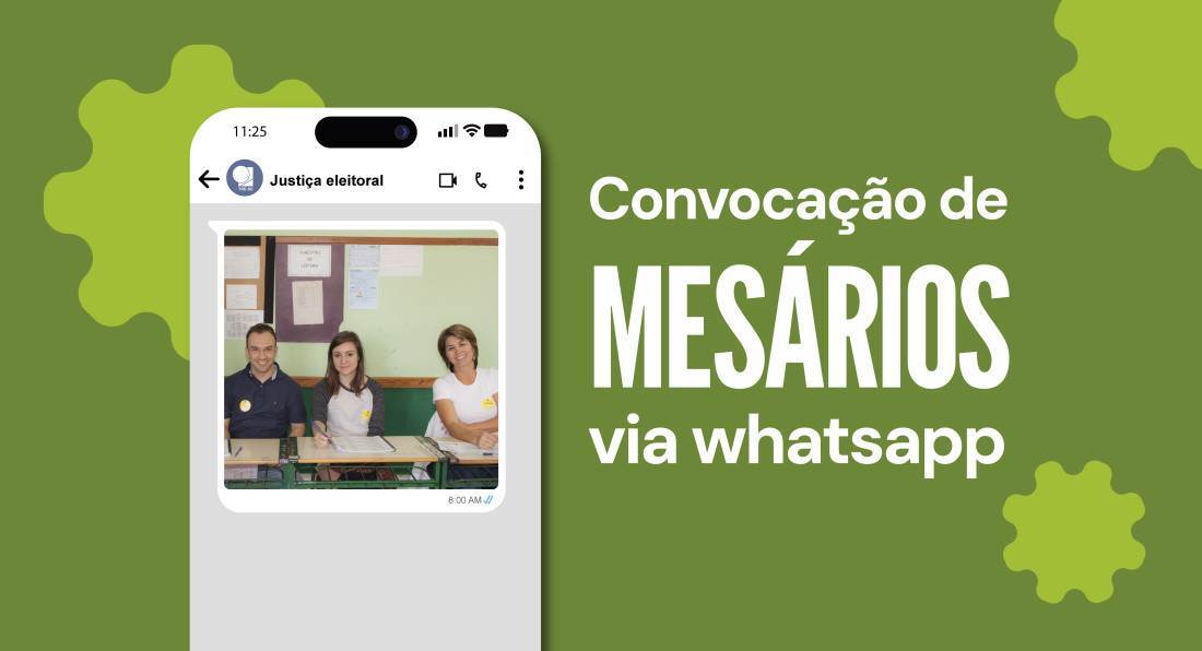 O cadastro de mesários voluntários permanece aberto de forma permanente