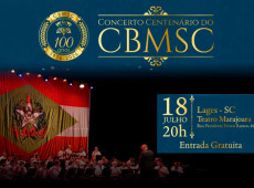 Banda do Corpo de Bombeiros Militar de Santa Catarina faz concerto em Lages neste s&aacute;bado 