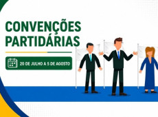  Ap&oacute;s as conven&ccedil;&otilde;es, as legendas ter&atilde;o at&eacute; 15 de agosto, &agrave;s 19 horas, para encaminhar os pedidos de registro de candidatura &agrave; Justi&ccedil;a Eleitoral.