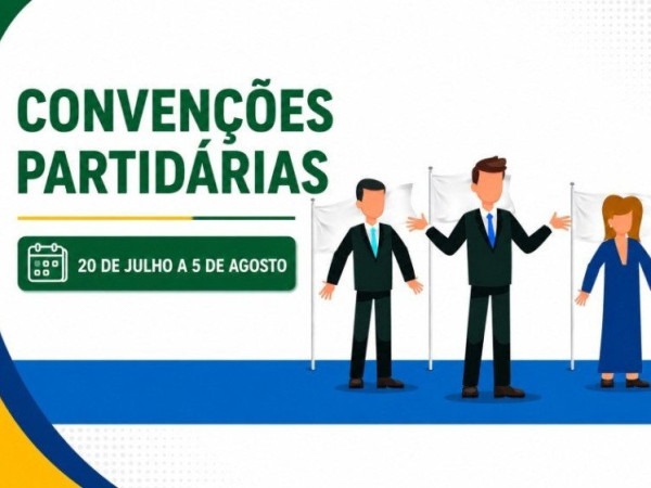  Ap&oacute;s as conven&ccedil;&otilde;es, as legendas ter&atilde;o at&eacute; 15 de agosto, &agrave;s 19 horas, para encaminhar os pedidos de registro de candidatura &agrave; Justi&ccedil;a Eleitoral.