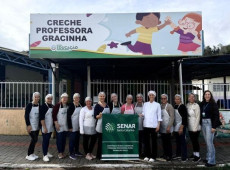 Treinamento Culin&aacute;ria &agrave; Base de Peixe nas Escolas Rurais, realizado em Descanso.