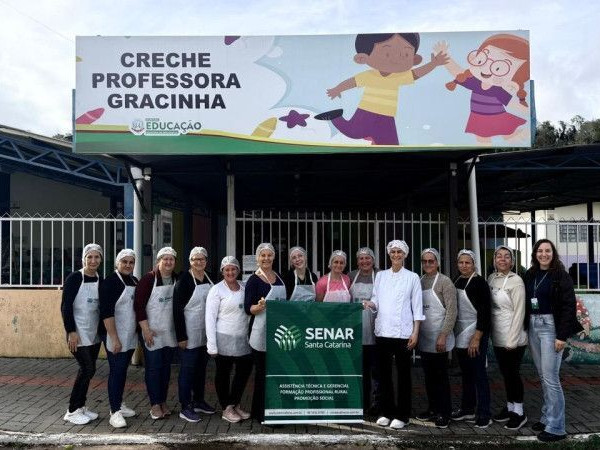 Treinamento Culin&aacute;ria &agrave; Base de Peixe nas Escolas Rurais, realizado em Descanso.