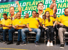 Evento do dia 9 de maio, com a presen&ccedil;a do ent&atilde;o pr&eacute;-candidato Fl&aacute;vio Bolsonaro