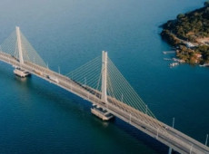  Ponte Anita Garibaldi, em Laguna no Sul do estado de Santa Catarina