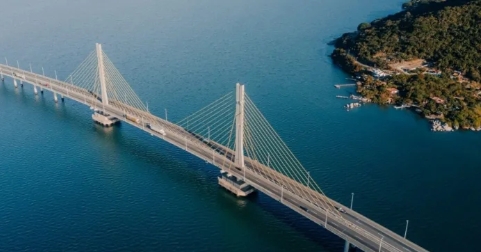  Ponte Anita Garibaldi, em Laguna no Sul do estado de Santa Catarina