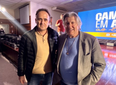 Deputado estadual Carlos Humberto (PL)  e o prefeito Leonel Pavan (PSD)