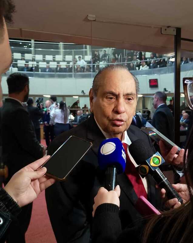 Jos&eacute; Roberto Tadros, presidente da CNC foi um dos homenageados na solenidade 