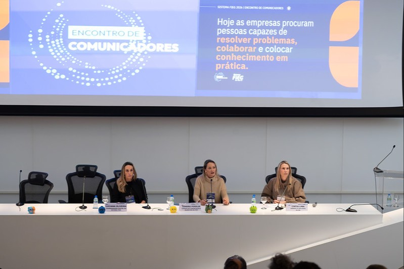 A gerente de Comunicação e Marketing da FIEG, Sandra Tokarski, apresentou um case de sucesso no evento.